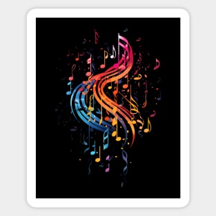 Music Is Color Sticker